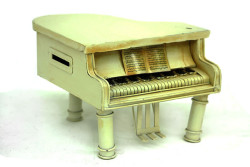 Mnk - Dekoratif Metal Piyano Kumbara 