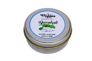 Mystica - Soya Wax Mum Kokulu Tenekede Bazukalı (Sakız) (1)